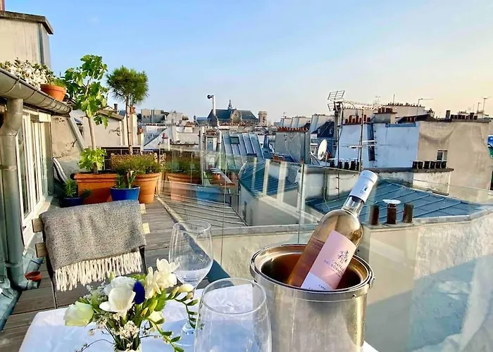 Penthouse With Terrasse And View On Eiffel Tower Paris
