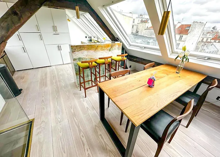 Penthouse With Terrasse And View On Eiffel Tower Daire Paris