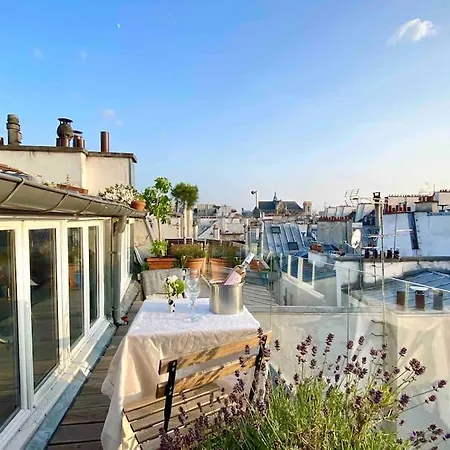 Penthouse With Terrasse And View On Eiffel Tower Apartmán Paříž